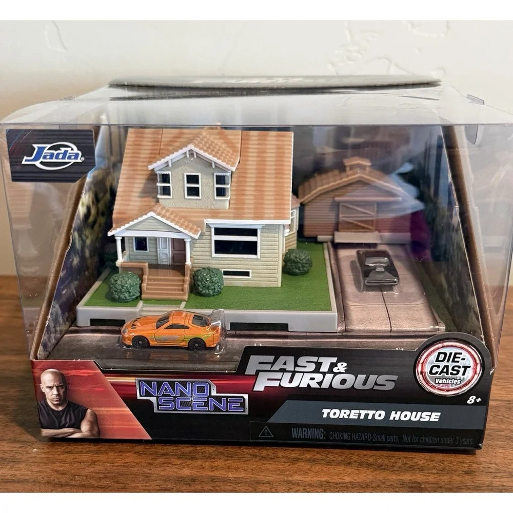 Jada Nano Scene Fast & Furious Toretto House Die-Cast Vehicles Cars Brand New